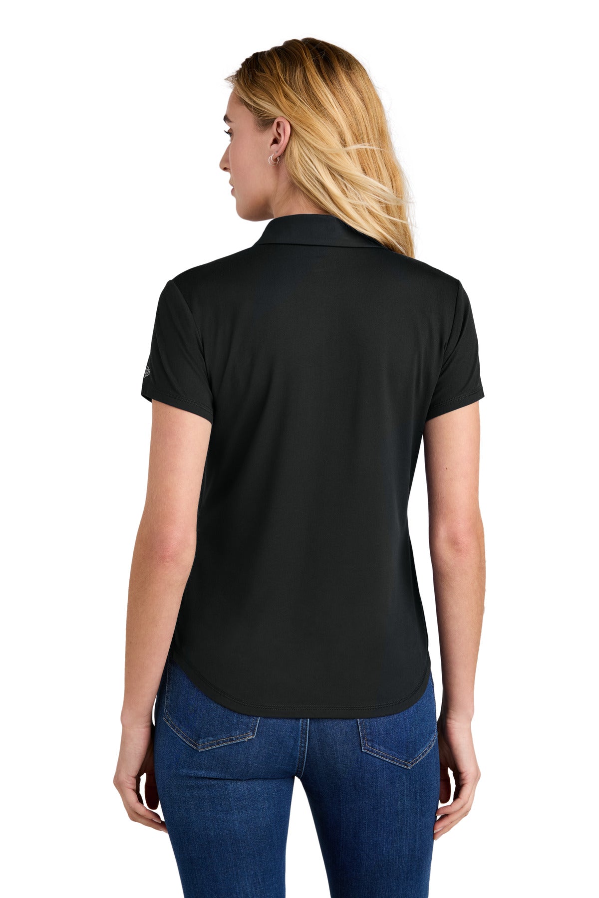 New Era Women's Power Polo – Black – back