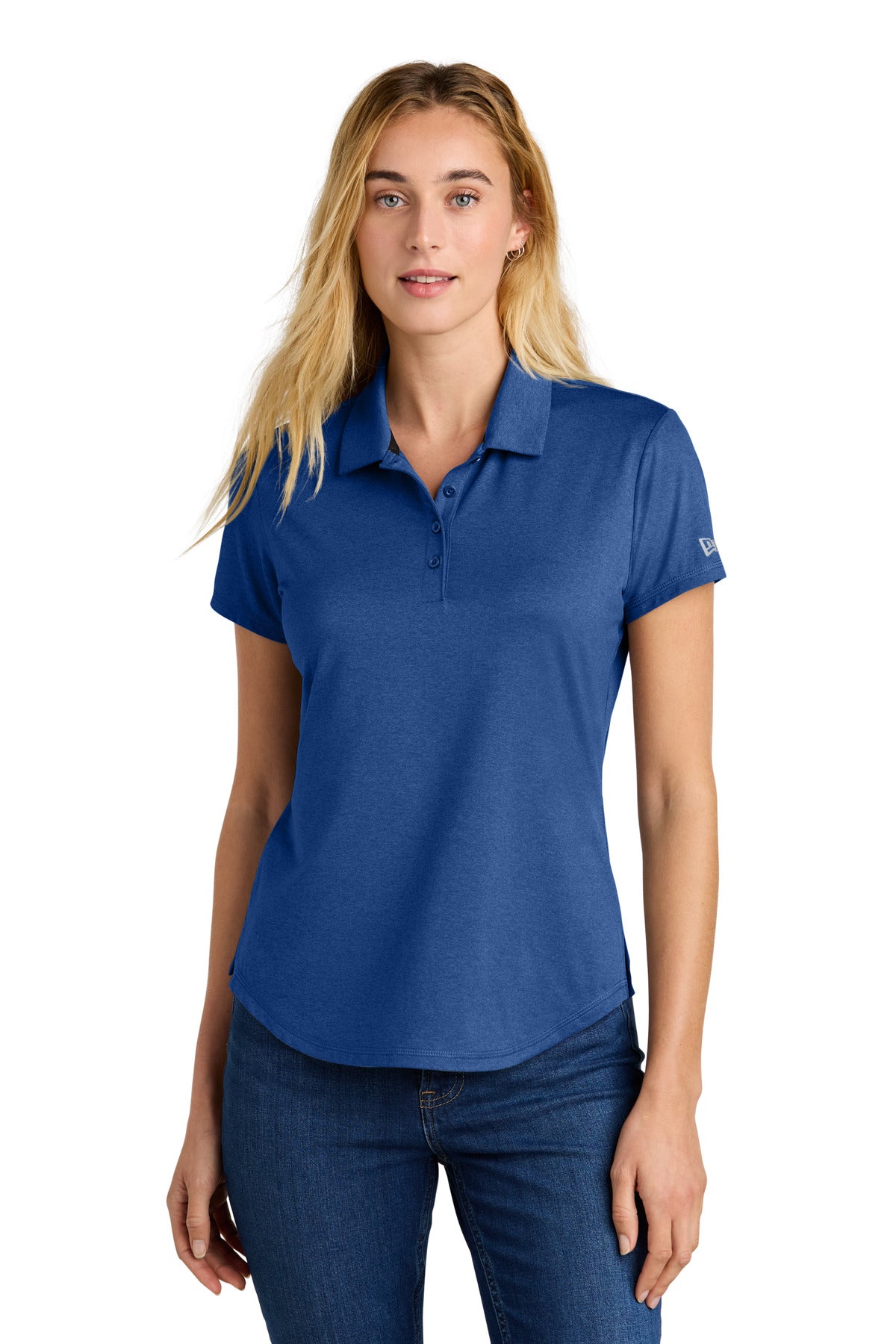New Era Women's Power Polo – Royal Heather