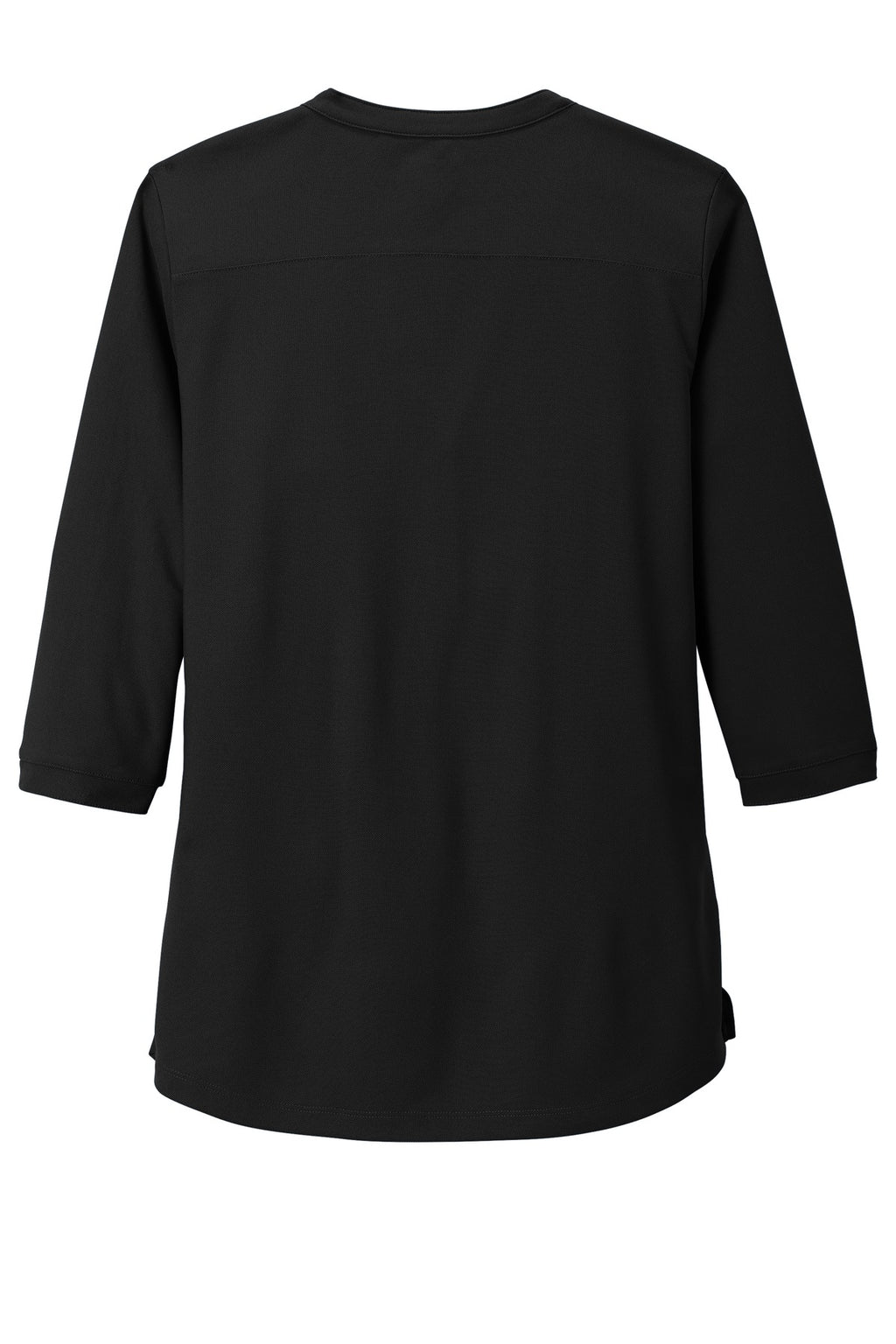 OGIO Women's Jewel Henley – Blacktop – flat back