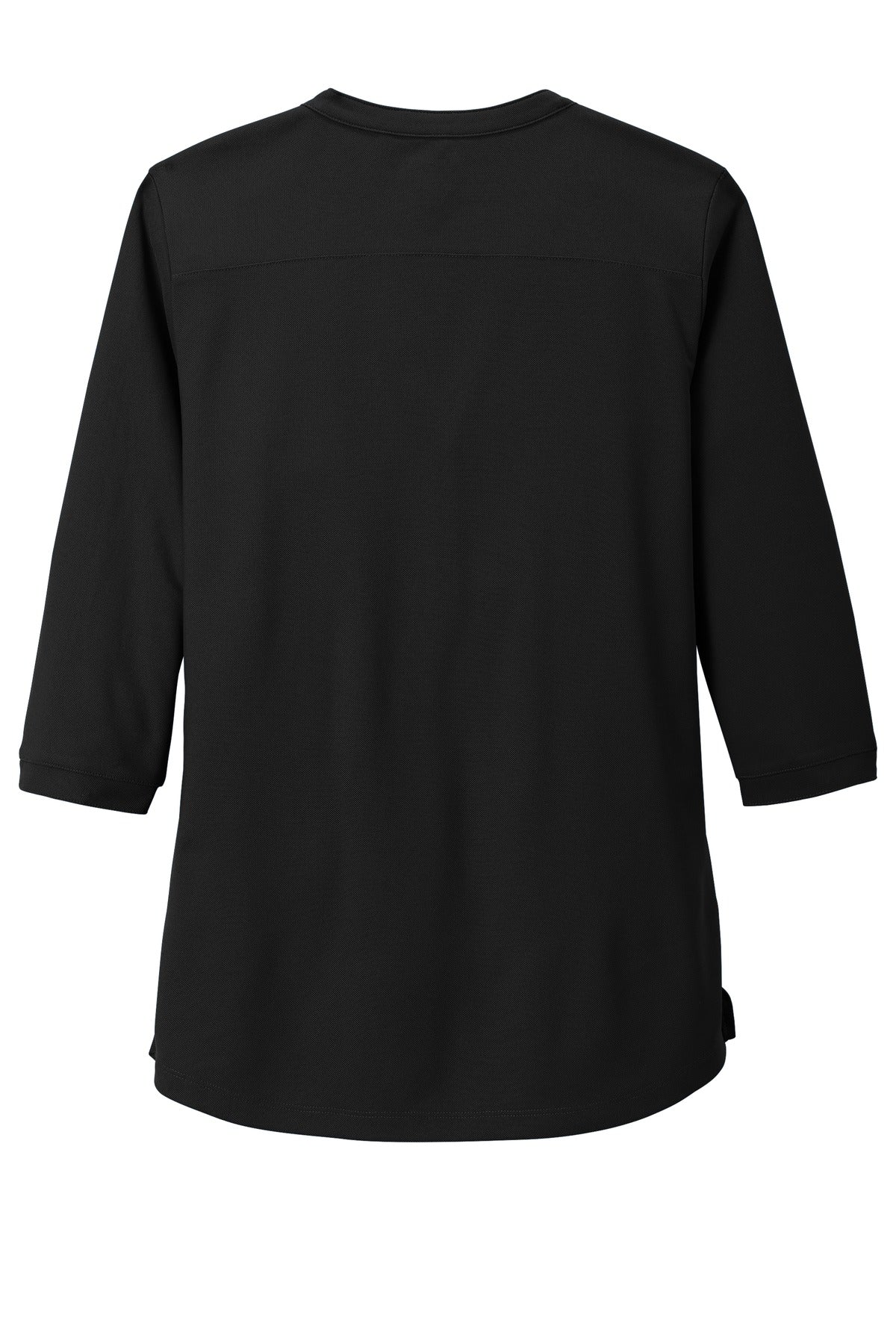 OGIO Women's Jewel Henley – Blacktop – flat back