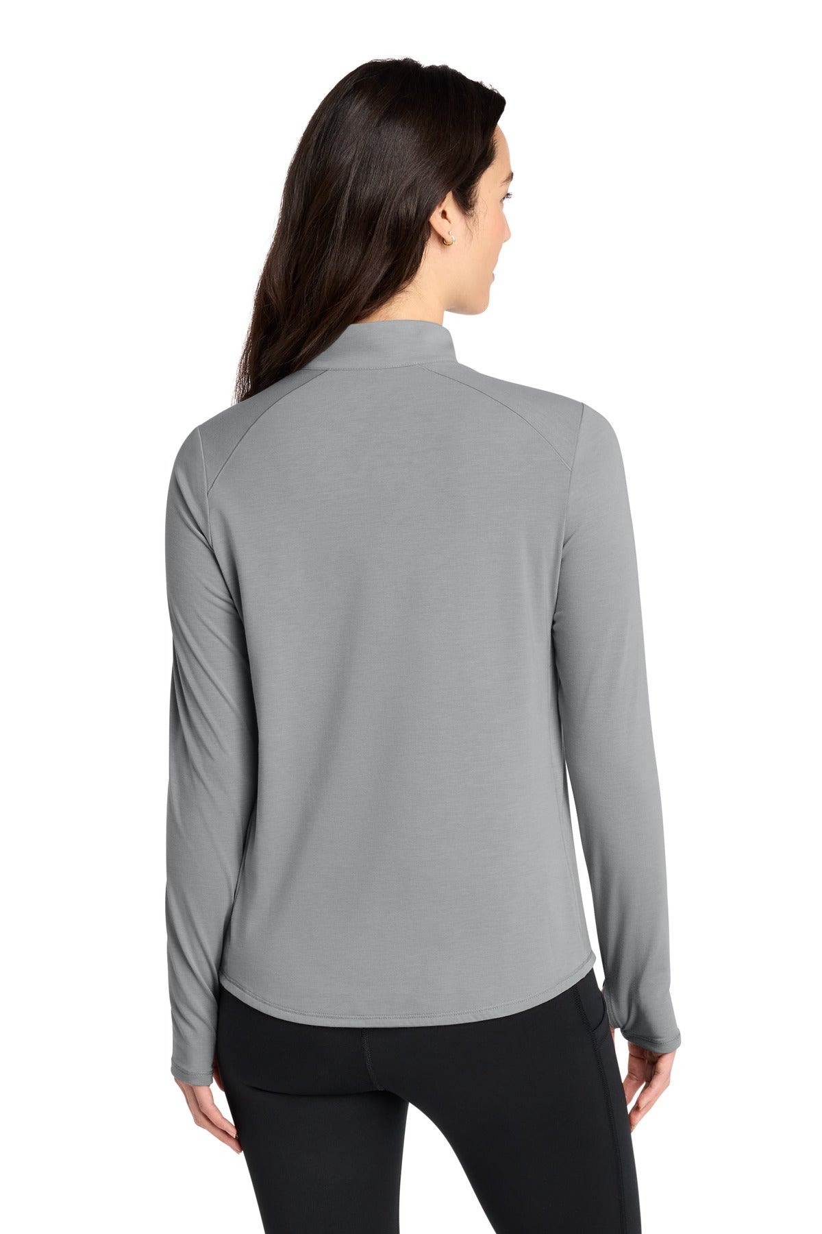 OGIO Women's Motion 1/4-Zip – Greystone – back
