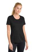 Sport-Tek Women's PosiCharge Competitor Tee – Black – front