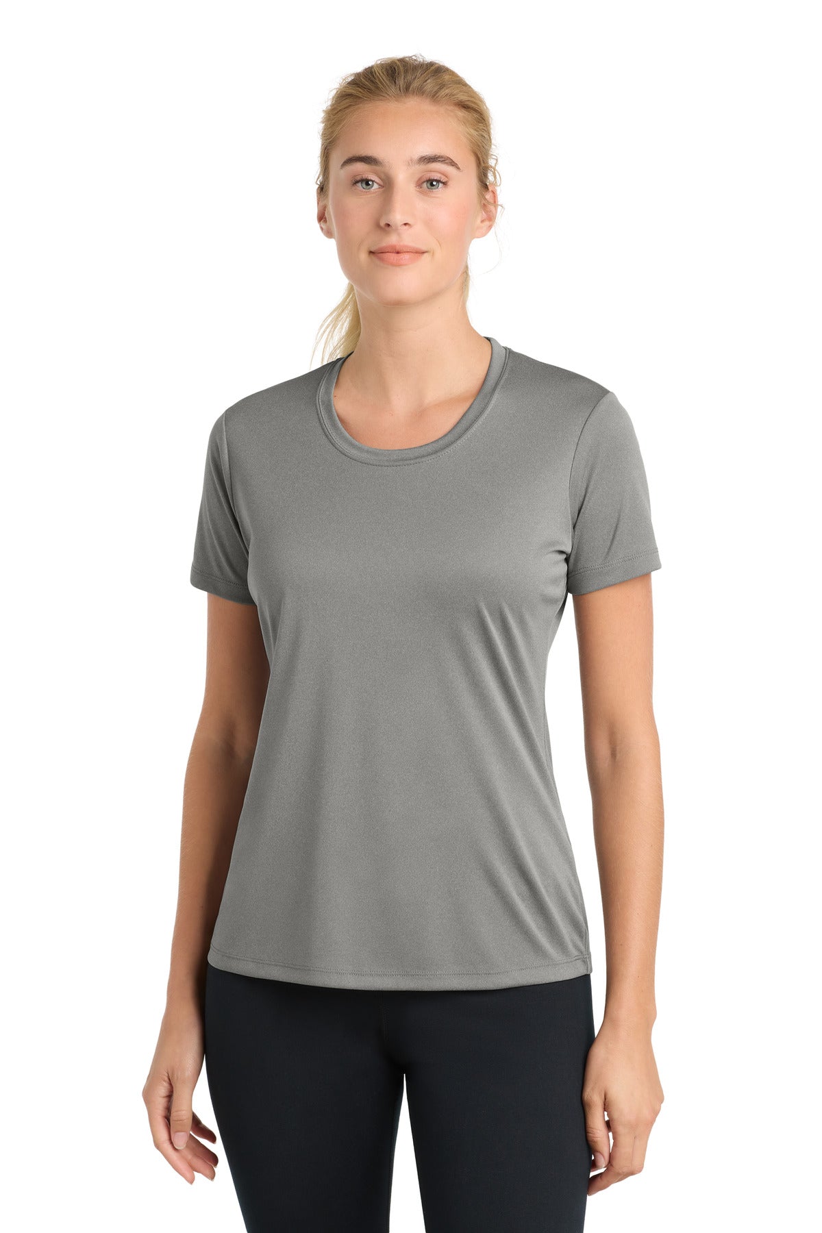 Sport-Tek Women's PosiCharge Competitor Tee – Grey Concrete Heather