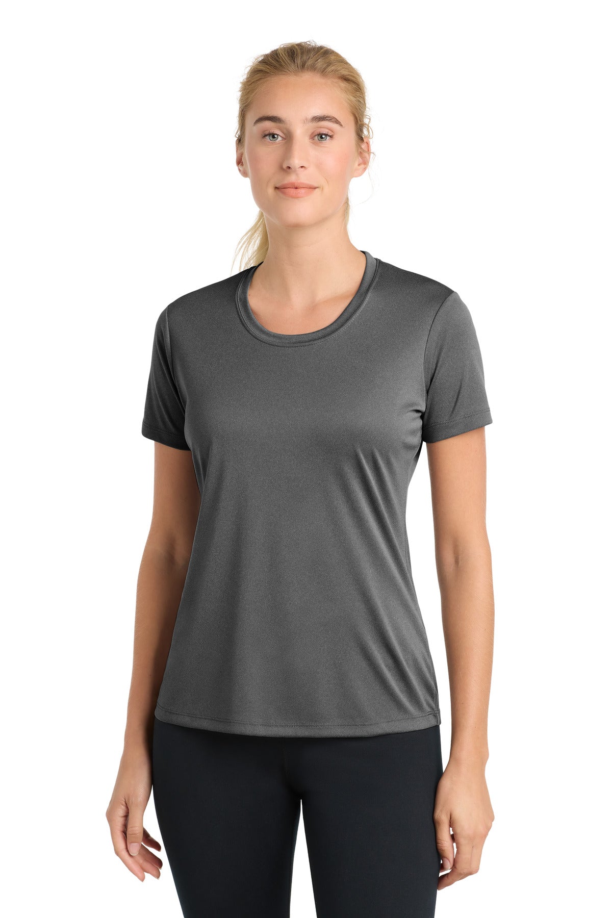 Sport-Tek Women's PosiCharge Competitor Tee – Iron Grey Heather