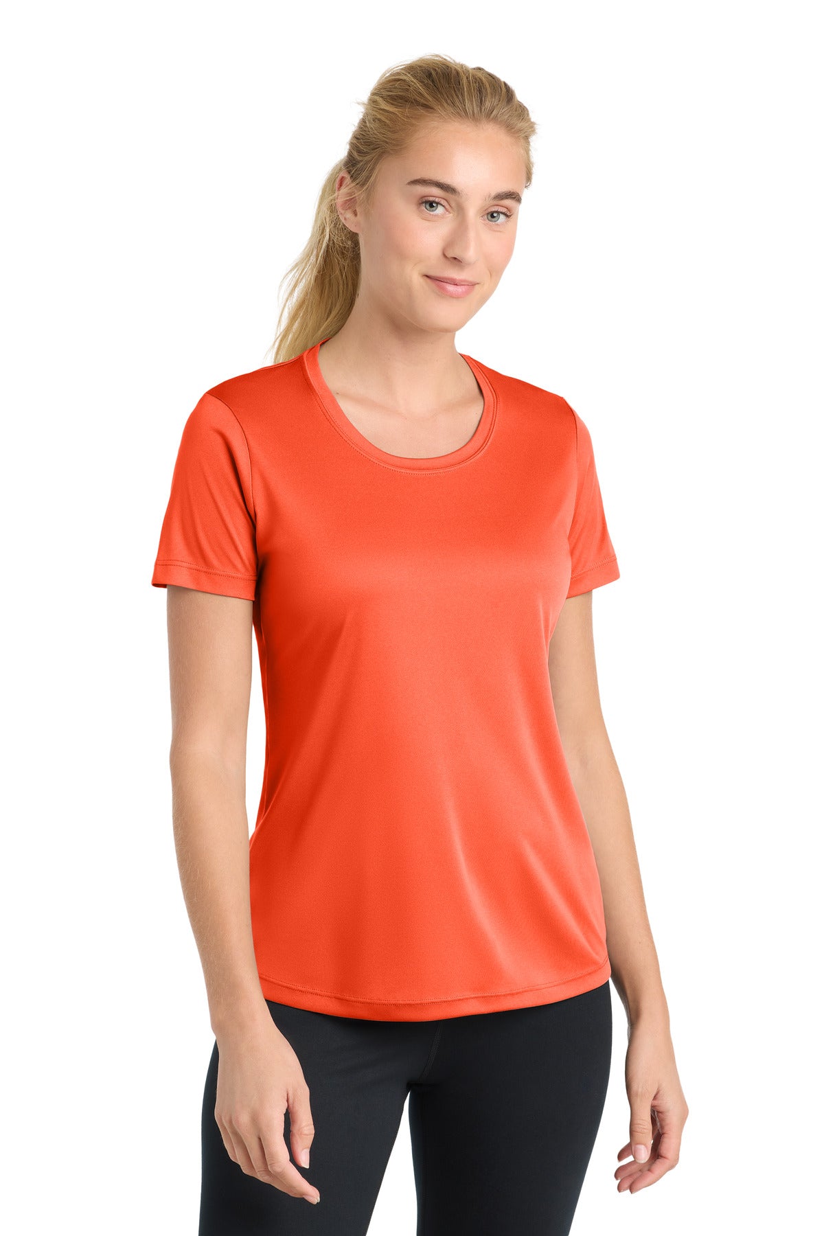 Sport-Tek Women's PosiCharge Competitor Tee – Neon Orange