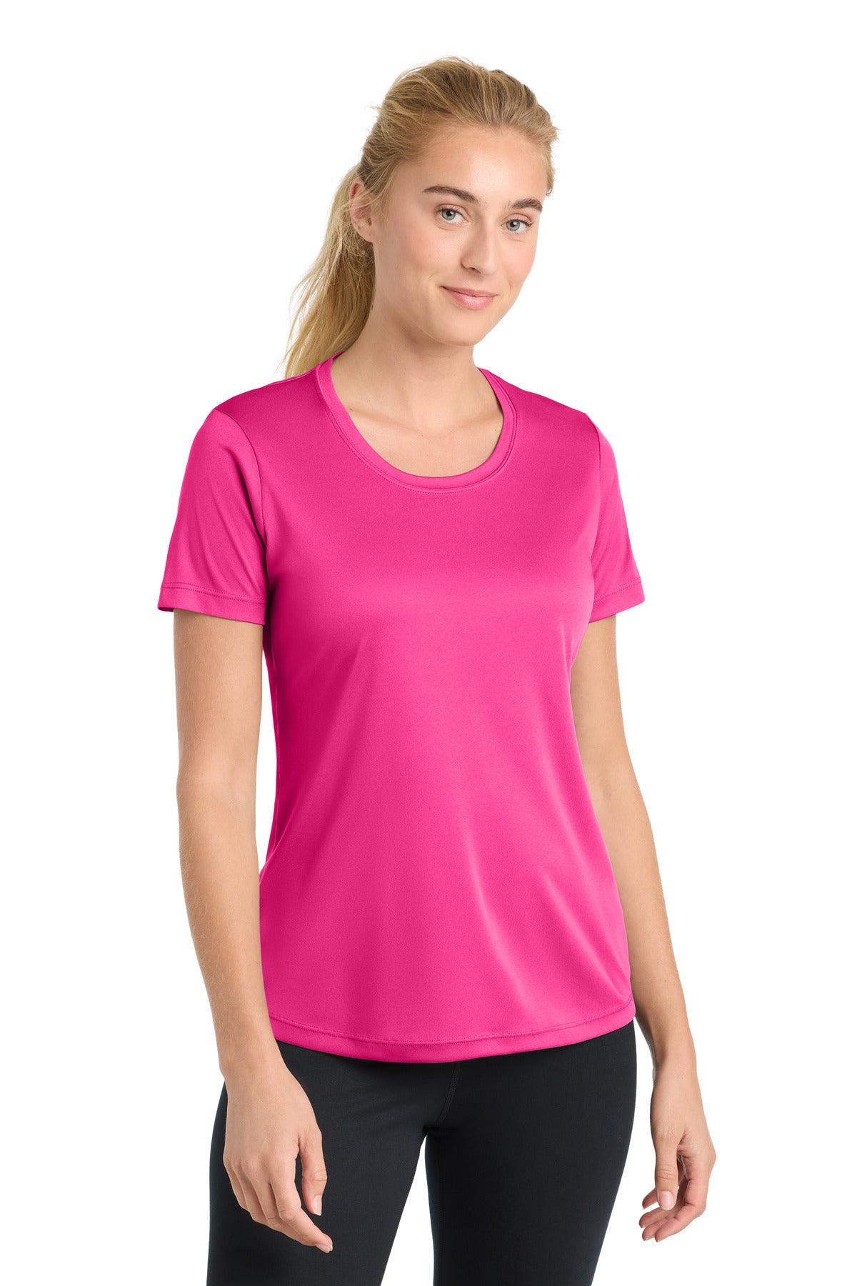 Sport-Tek Women's PosiCharge Competitor Tee – Neon Pink