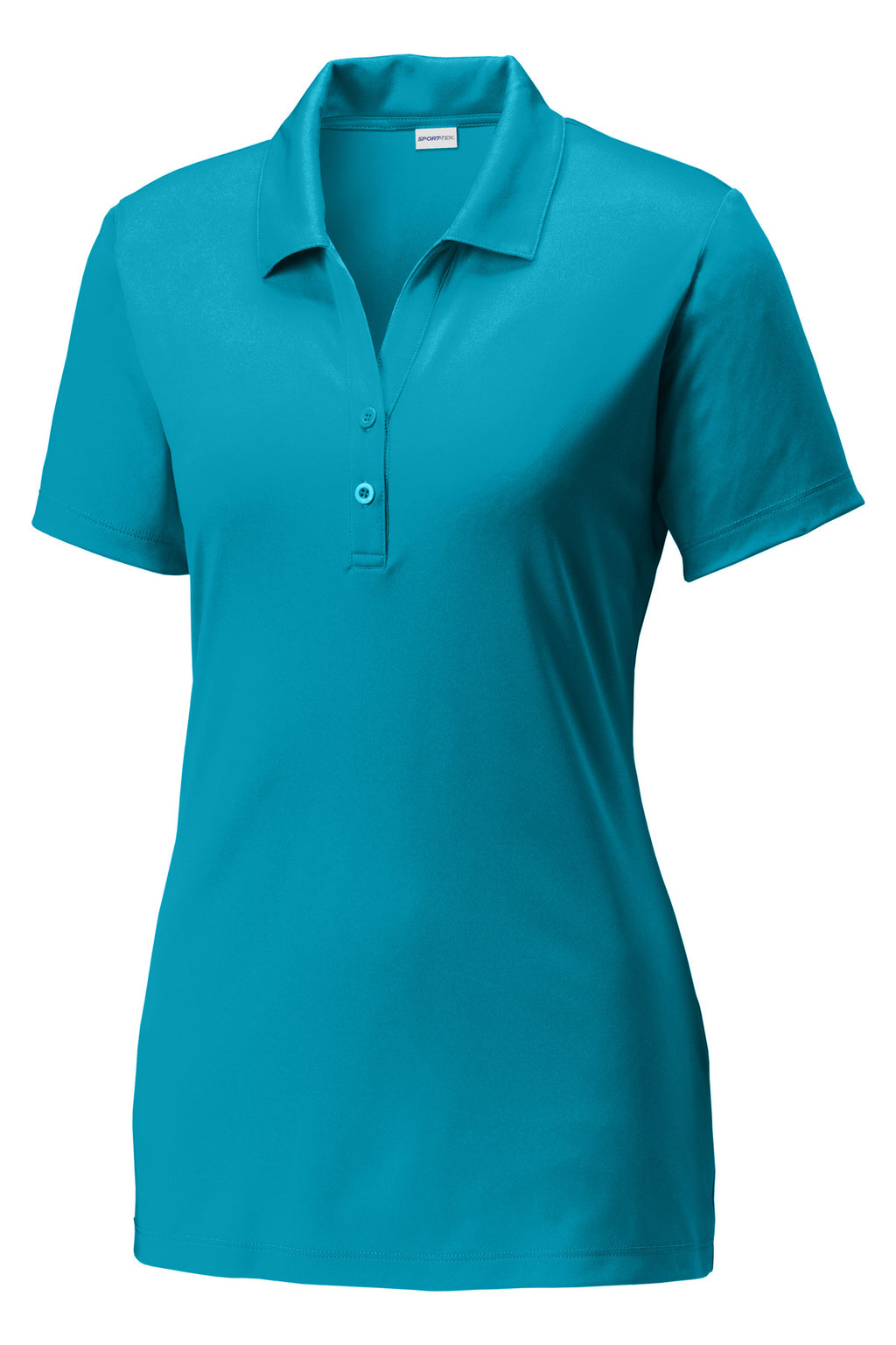 Sport-Tek Women's PosiCharge Competitor Polo – Atomic Blue – flat front