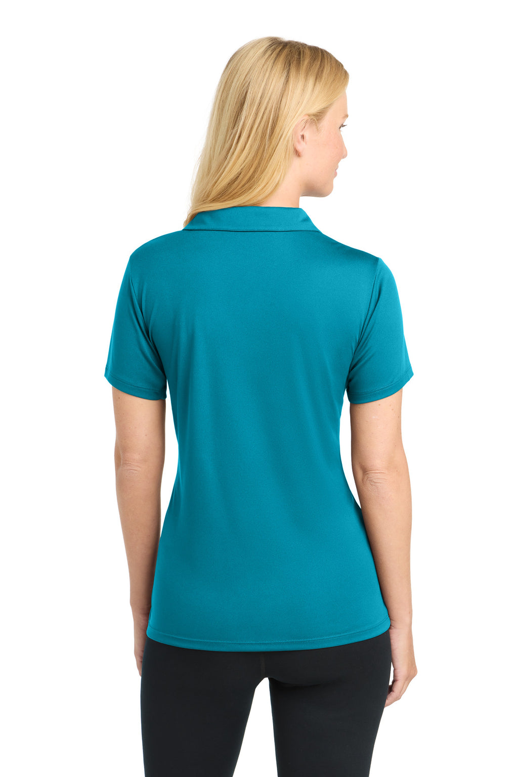 Sport-Tek Women's PosiCharge Competitor Polo – Atomic Blue – back