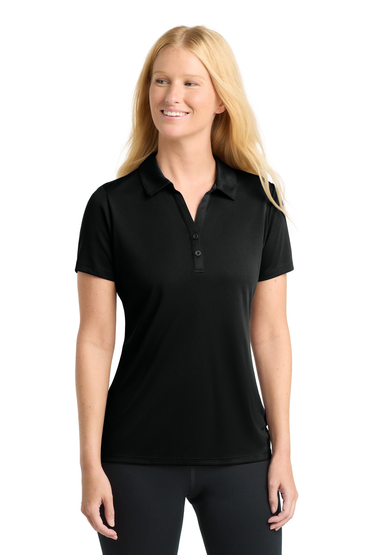 Sport-Tek Women's PosiCharge Competitor Polo – Black