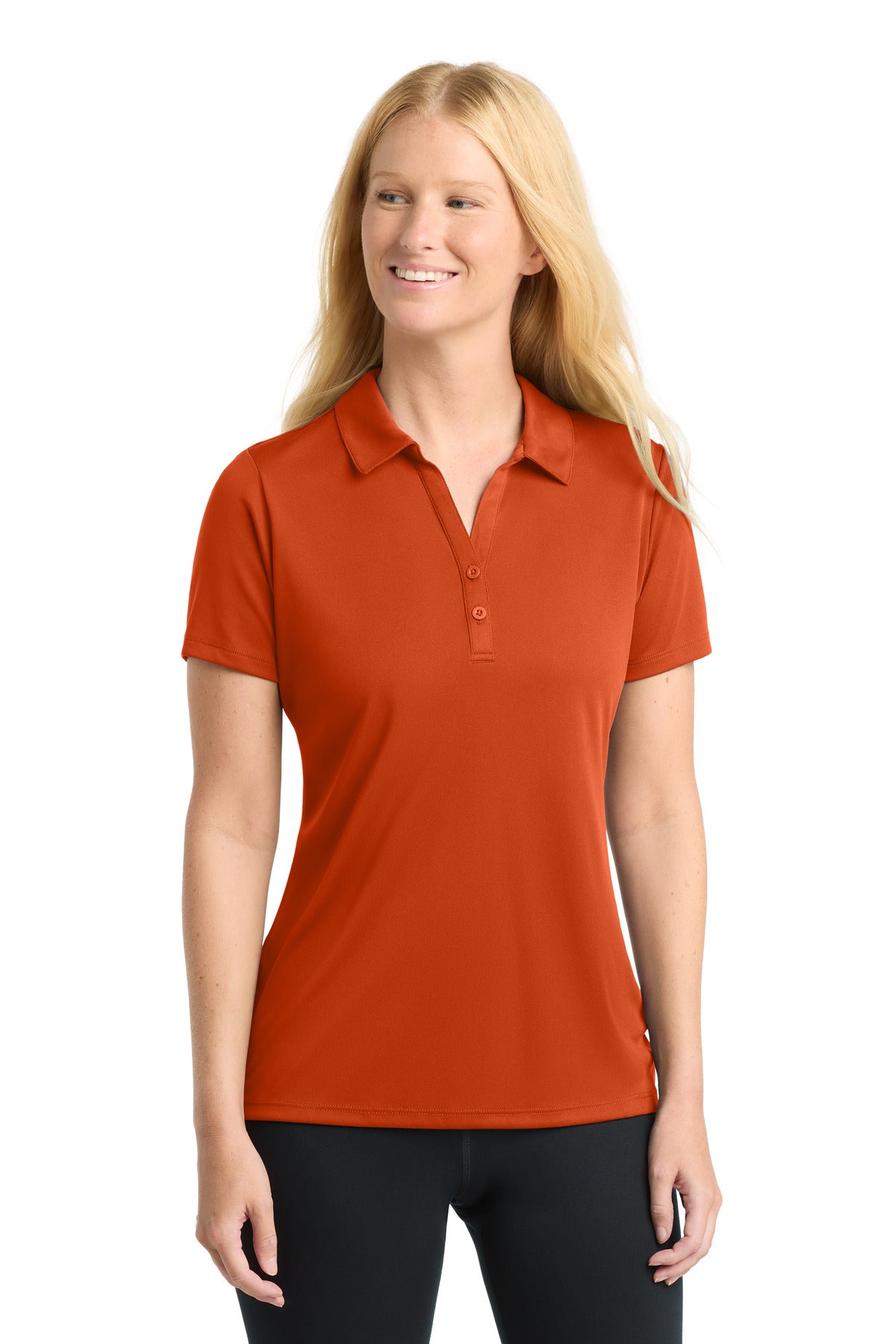 Sport-Tek Women's PosiCharge Competitor Polo – Deep Orange