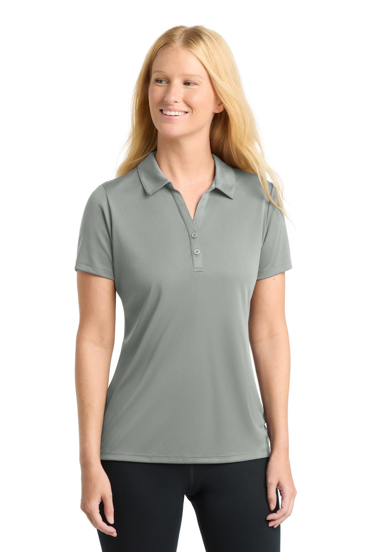 Sport-Tek Women's PosiCharge Competitor Polo – Silver
