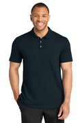 Mercer+Mettle Stretch Pique Polo – Night Navy – front