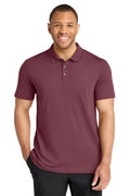 Mercer+Mettle Stretch Pique Polo – Rosewood – front