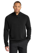 Mercer+Mettle 1/4-Zip Sweater – Deep Black – front