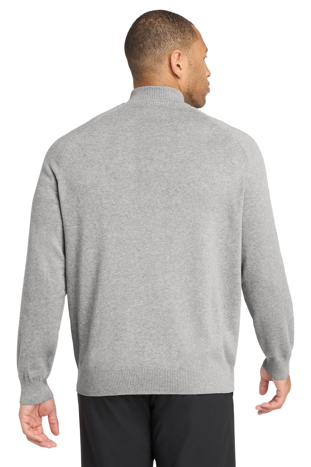 Mercer+Mettle 1/4-Zip Sweater – Gusty Grey Heather – back