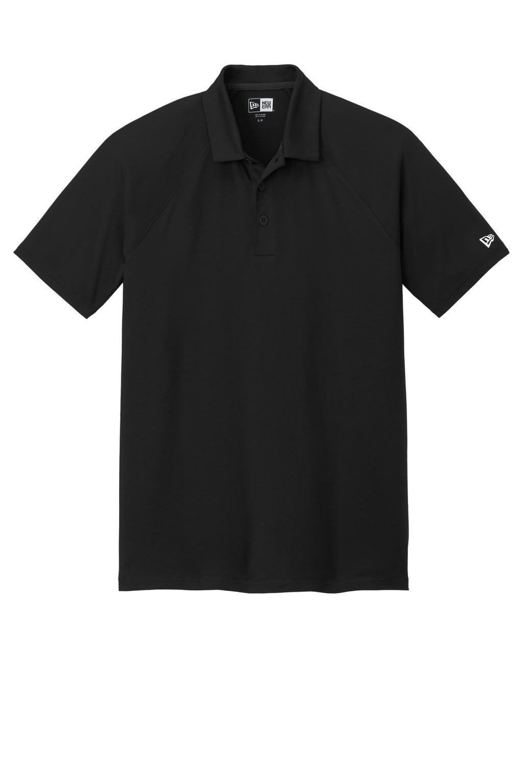 New Era Power Polo – Black – flat front