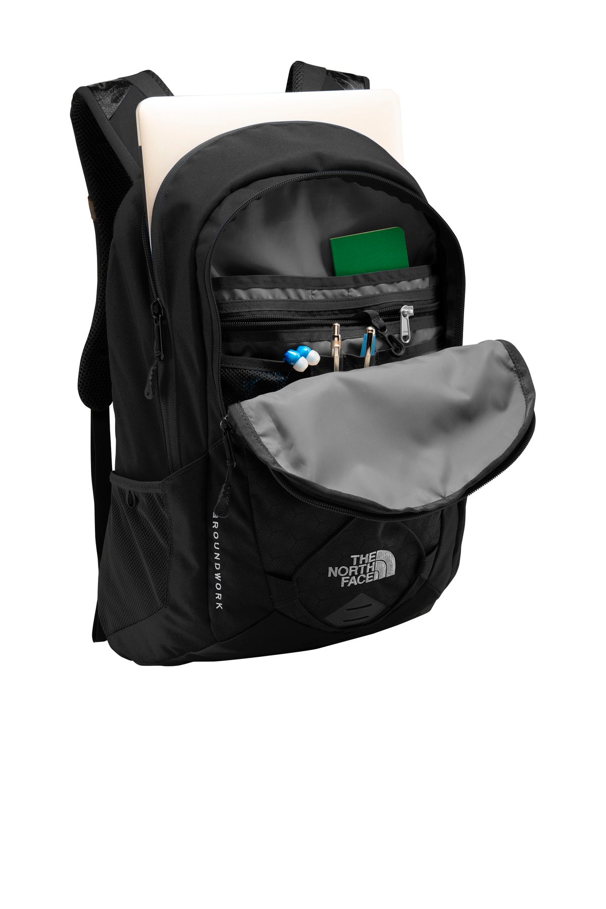The North Face Groundwork Backpack – TNF Black – flat front