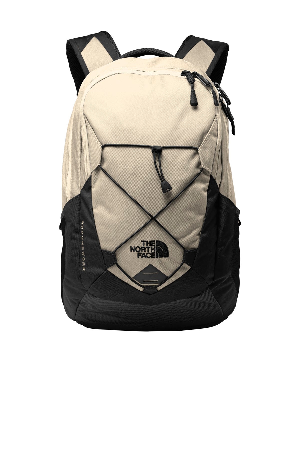 The North Face Groundwork Backpack – Rainyday Ivory Dark Heather/TNF Black