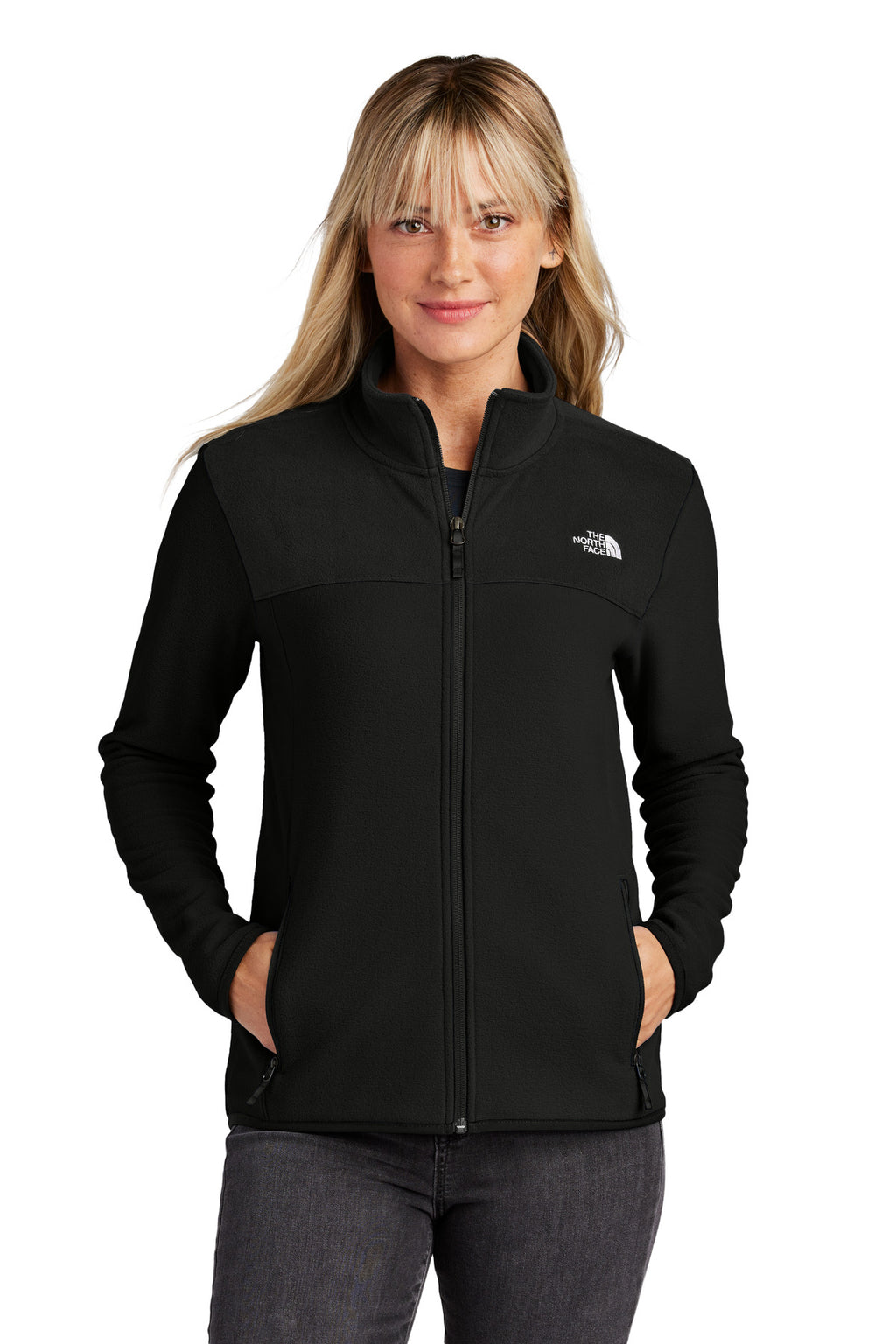 The North Face Women's Glacier Full-Zip Fleece Jacket – TNF Black