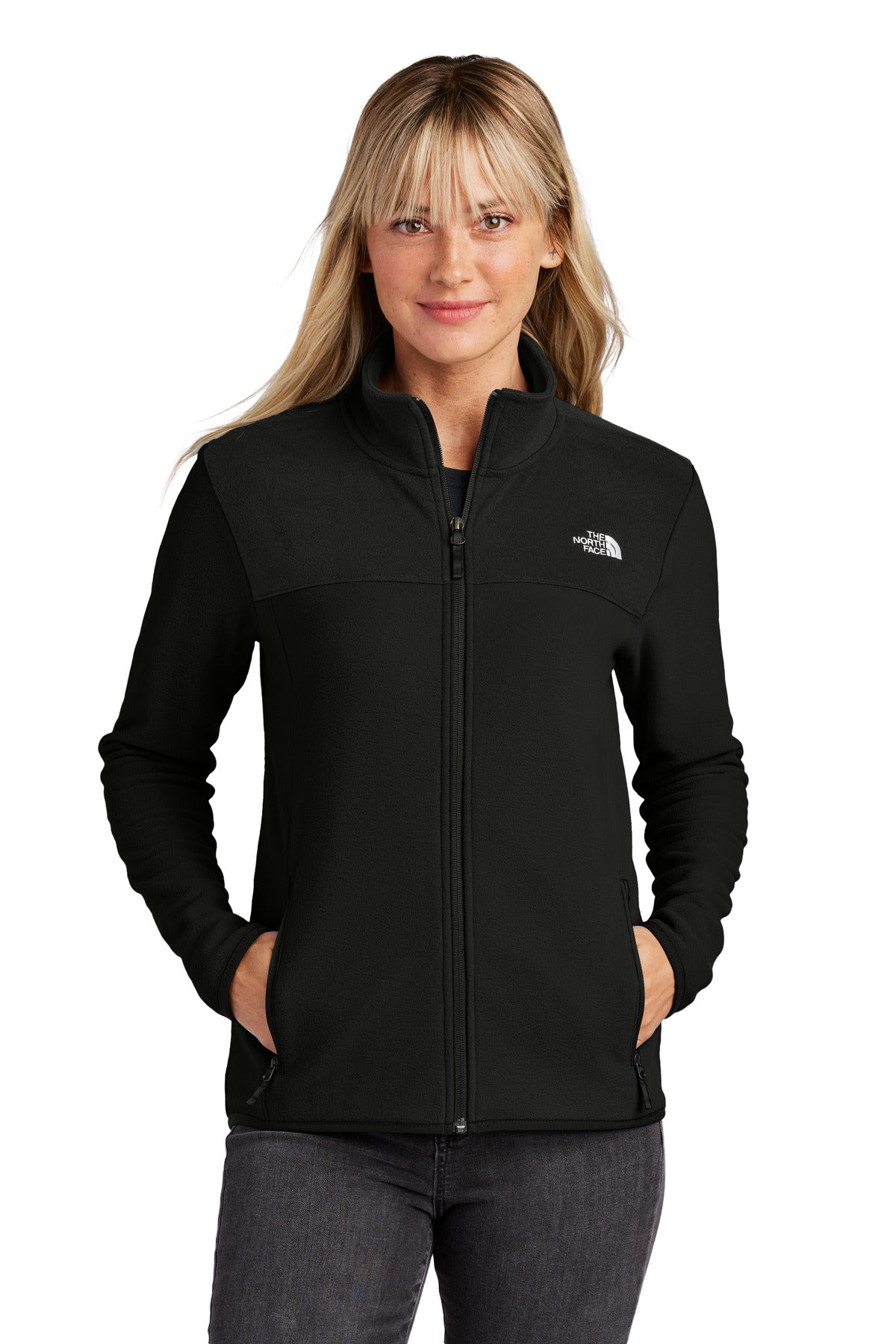 The North Face Women's Glacier Full-Zip Fleece Jacket – TNF Black
