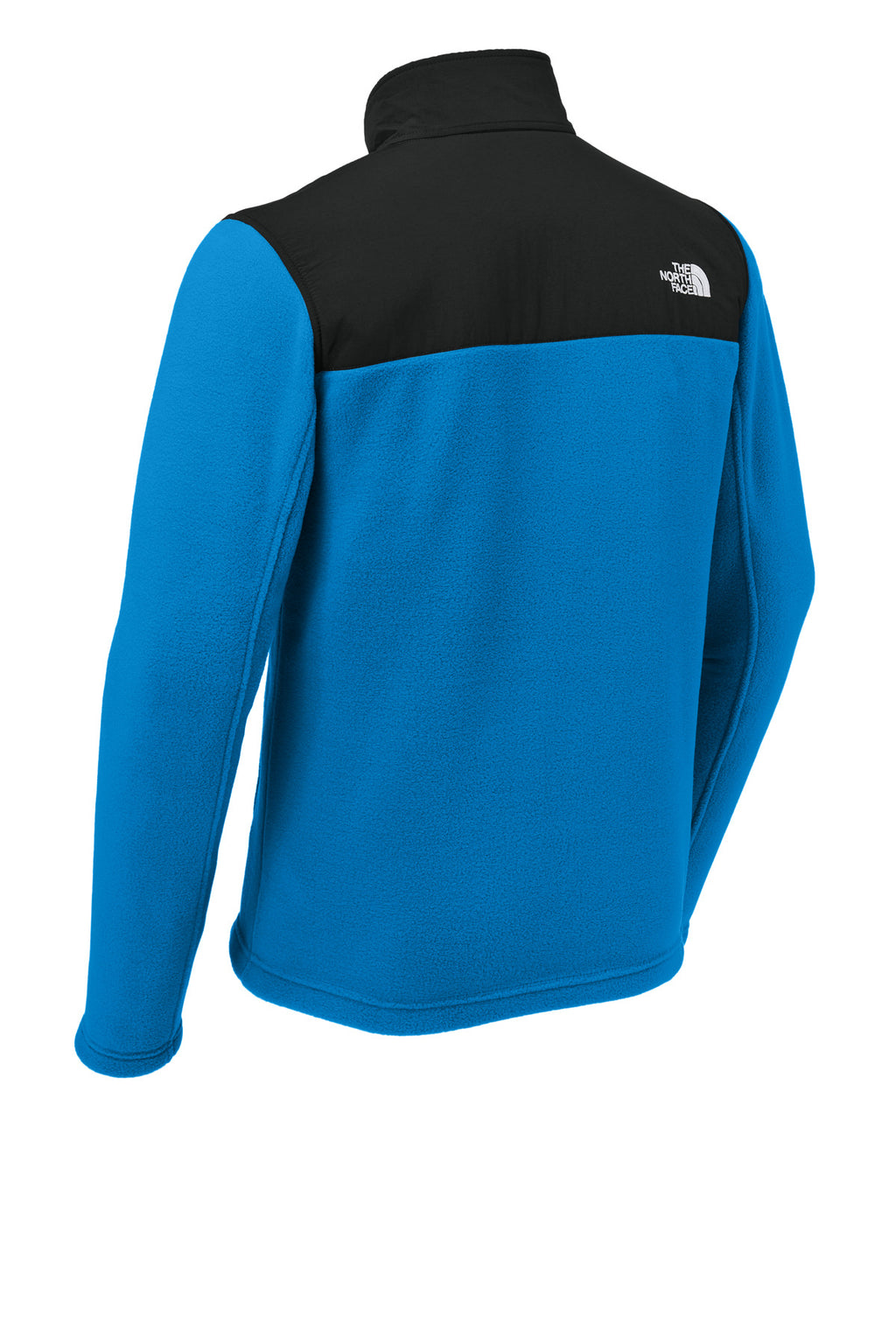 The North Face Highest Peak Full-Zip Fleece Jacket – Hero Blue/TNF Black – flat back