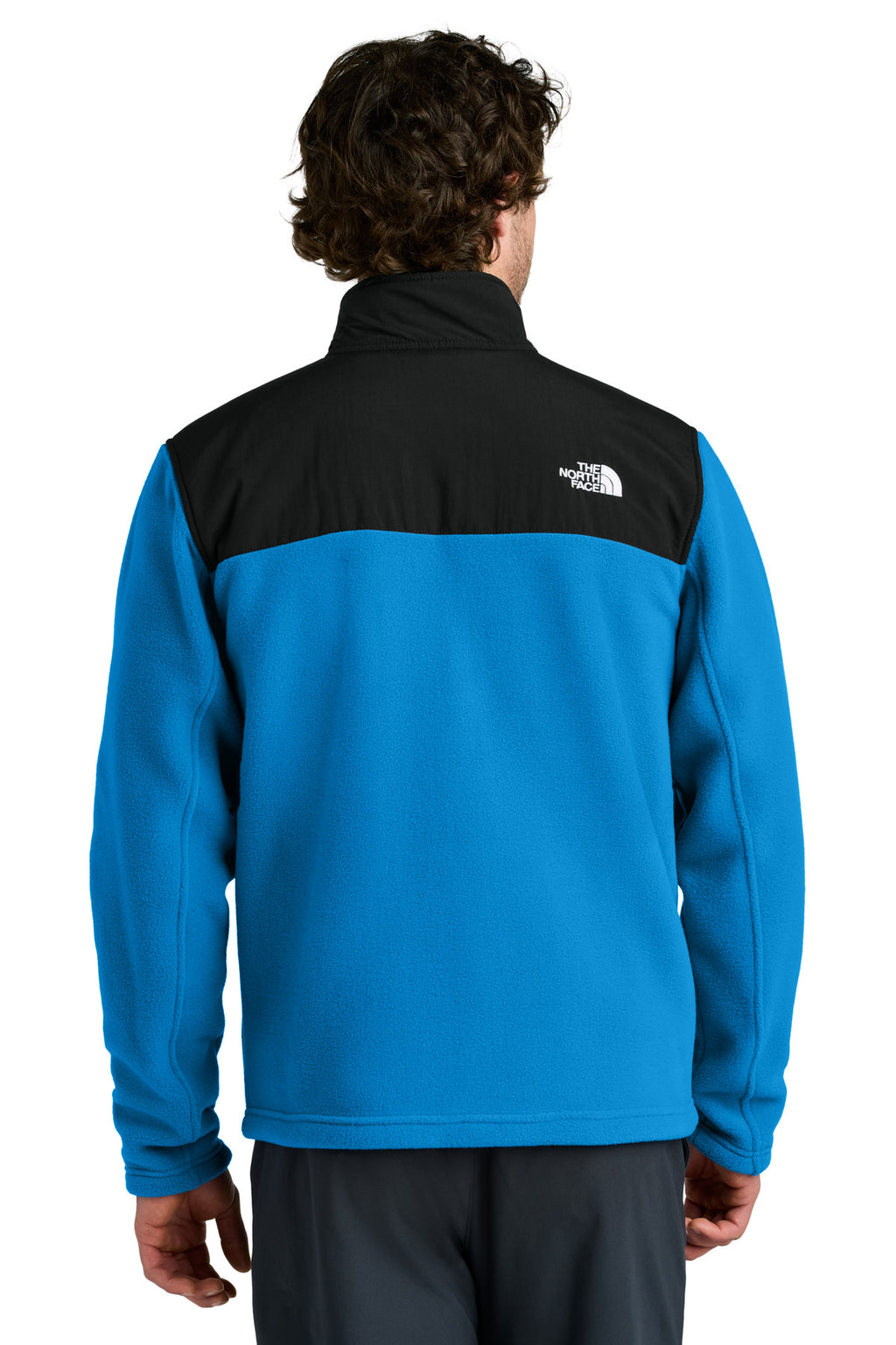 The North Face Highest Peak Full-Zip Fleece Jacket – Hero Blue/TNF Black – back