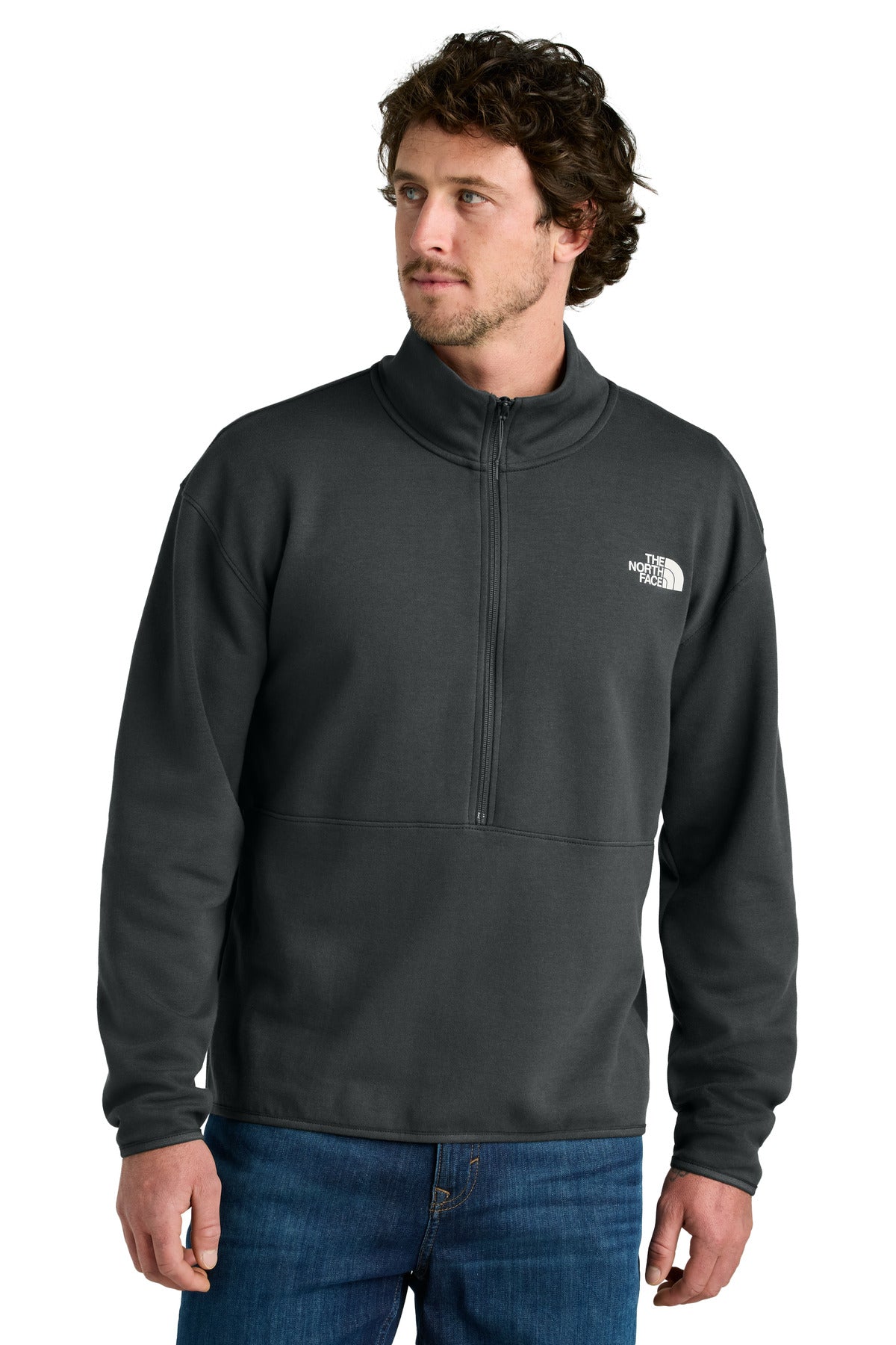 The North Face Double-Knit 1/2-Zip Fleece – Asphalt Grey
