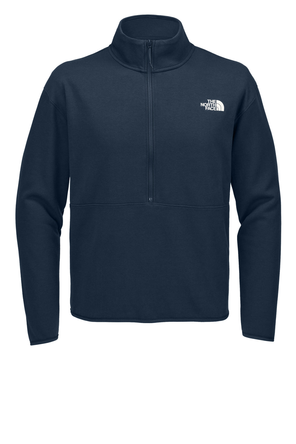 The North Face Double-Knit 1/2-Zip Fleece – Summit Navy – flat front