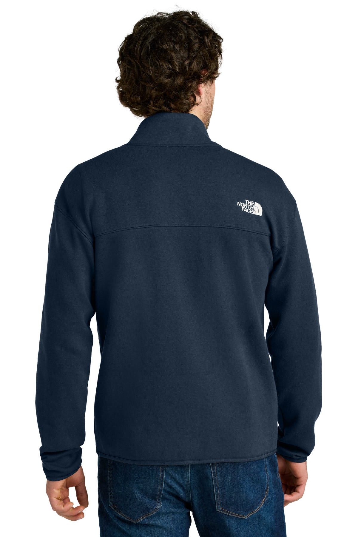 The North Face Double-Knit 1/2-Zip Fleece – Summit Navy – back