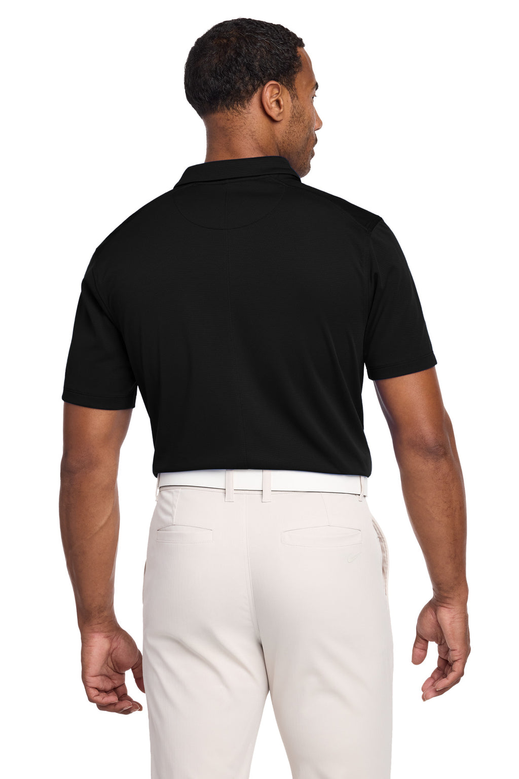 Nike Dry Essential Solid Polo – Black – back