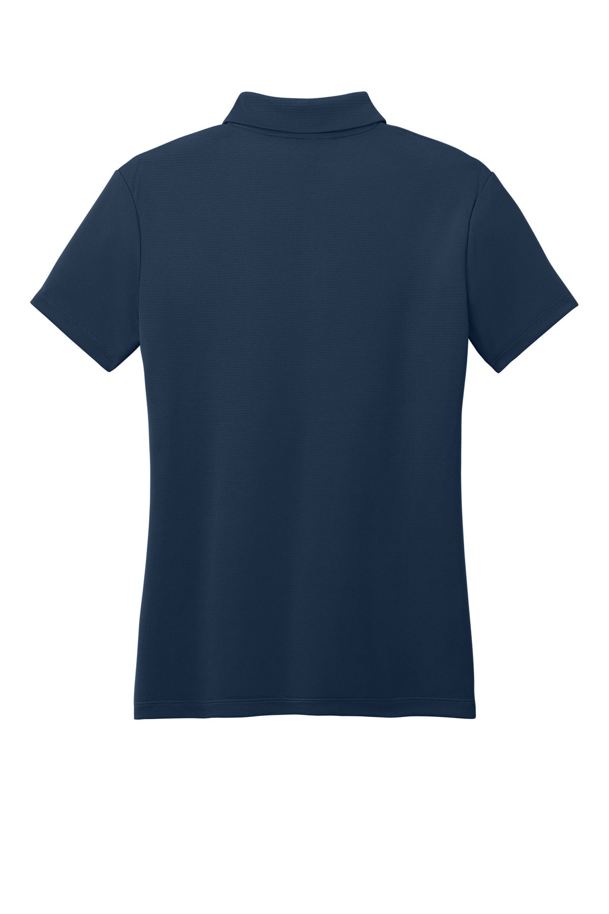 Nike Women's Dry Essential Solid Polo – Midnight Navy – flat back