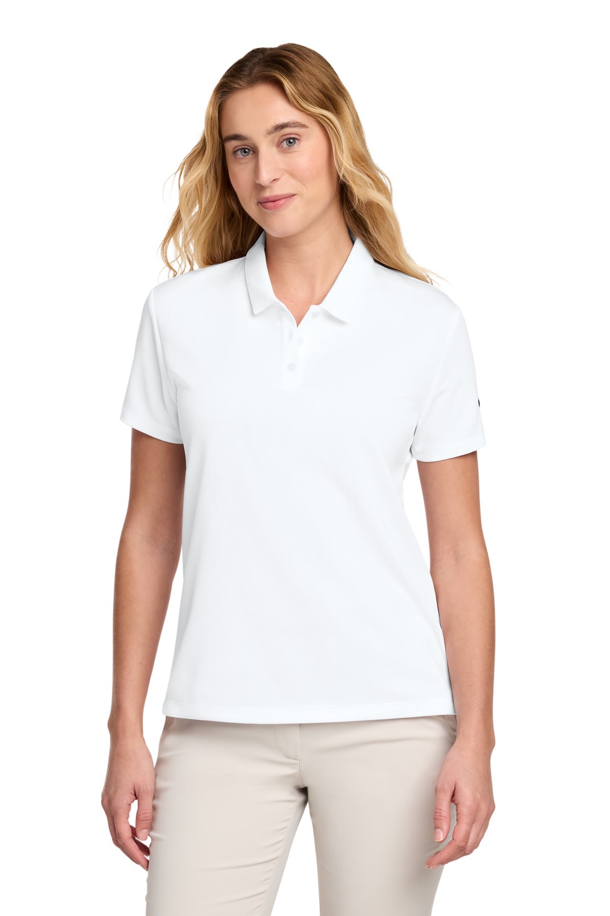 Nike Women's Dry Essential Solid Polo – White