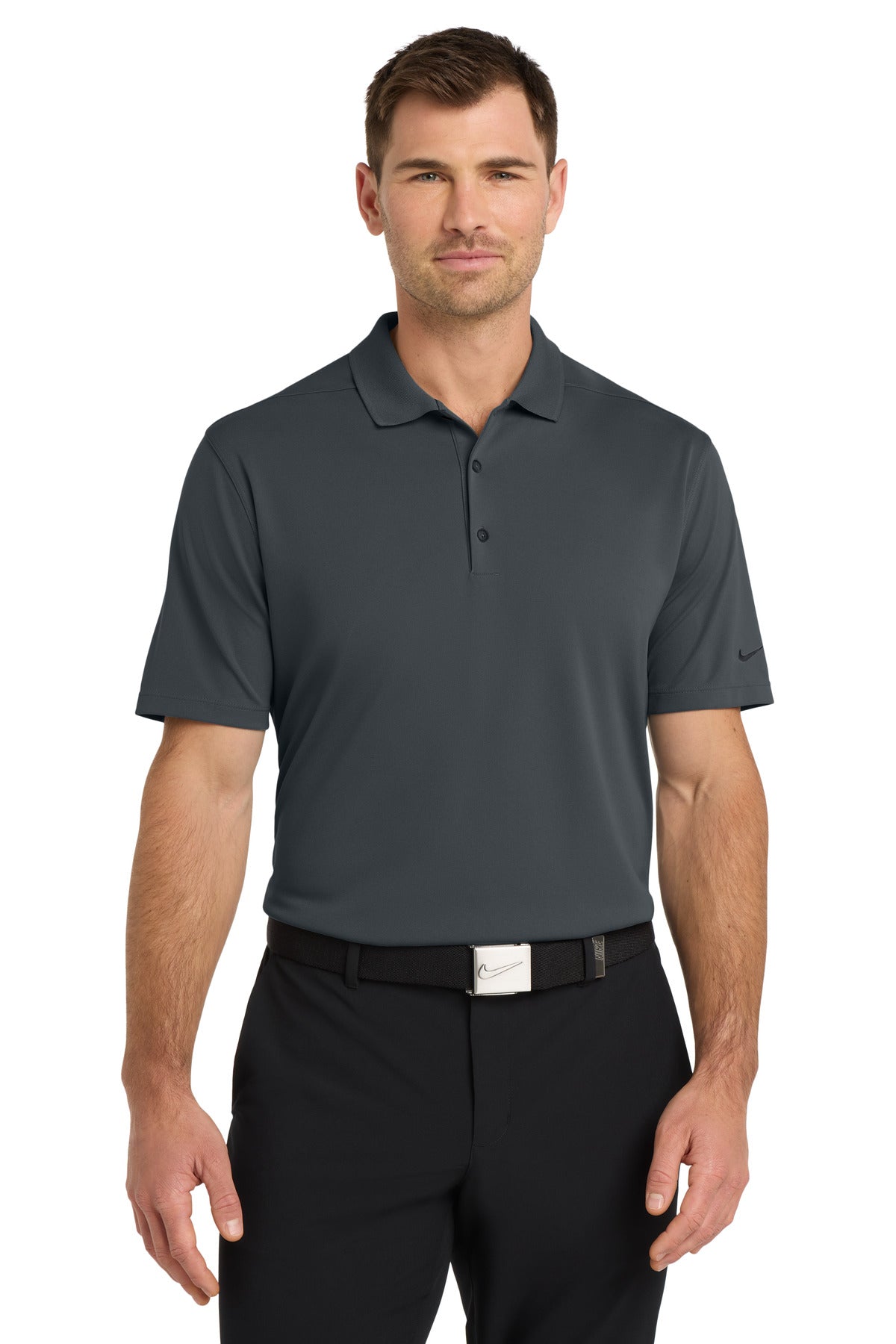 Nike Dri-FIT Micro Pique 2.0 Polo – Anthracite