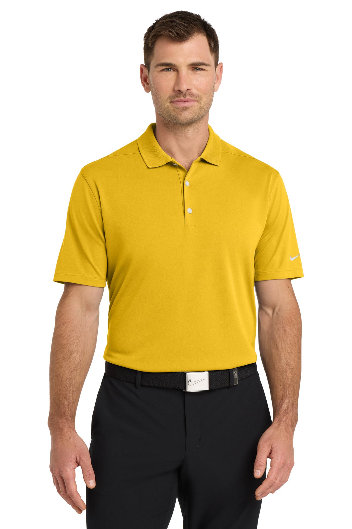 Nike Dri-FIT Micro Pique 2.0 Polo – Varsity Maize