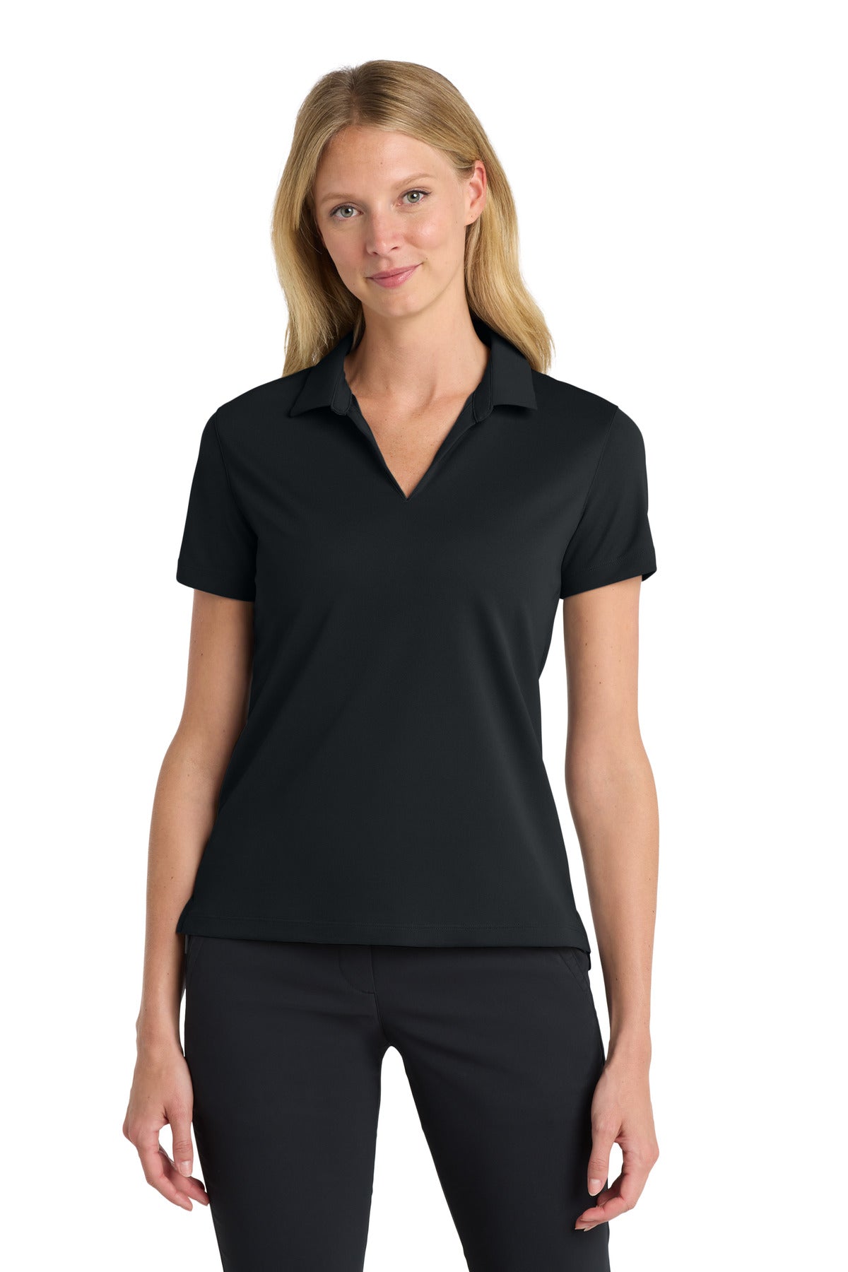 Nike Women's Dri-FIT Micro Pique 2.0 Polo – Black