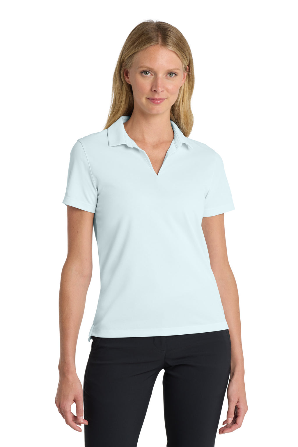 Nike Women's Dri-FIT Micro Pique 2.0 Polo – Blue Tint