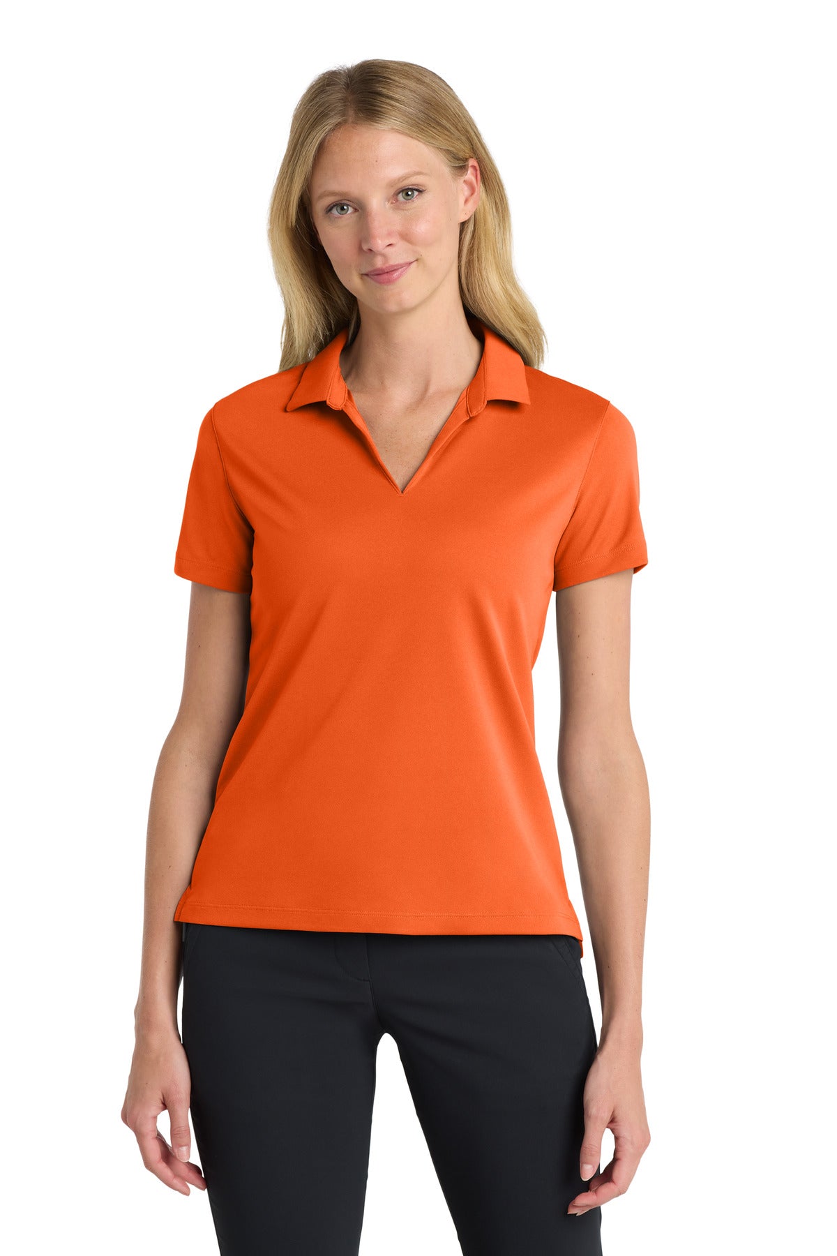 Nike Women's Dri-FIT Micro Pique 2.0 Polo – Brilliant Orange