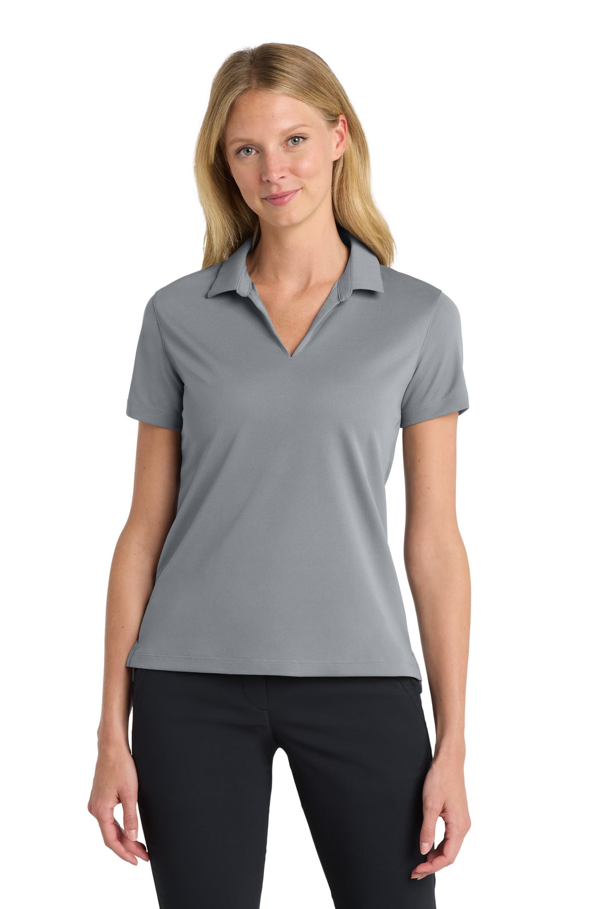 Nike Women's Dri-FIT Micro Pique 2.0 Polo – Cool Grey