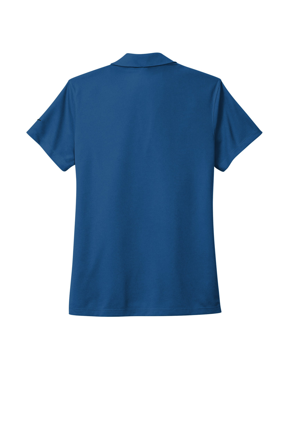 Nike Women's Dri-FIT Micro Pique 2.0 Polo – Gym Blue – flat back