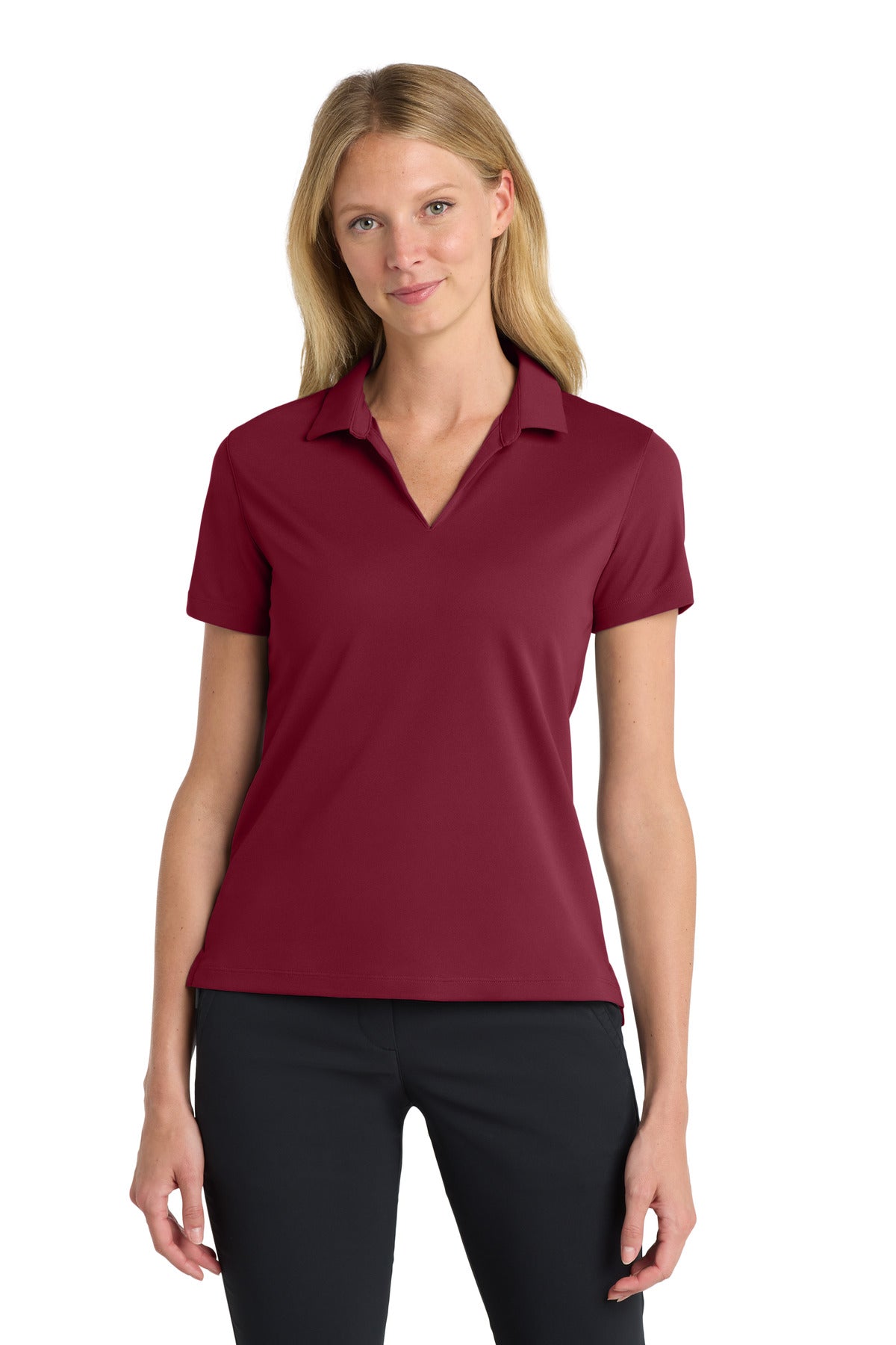 Nike Women's Dri-FIT Micro Pique 2.0 Polo – Team Red