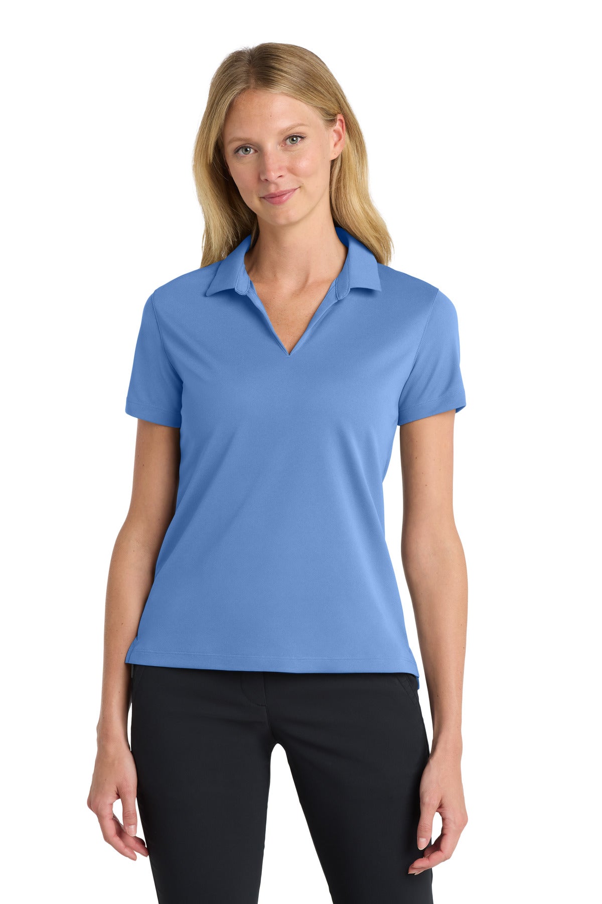 Nike Women's Dri-FIT Micro Pique 2.0 Polo – Valor Blue