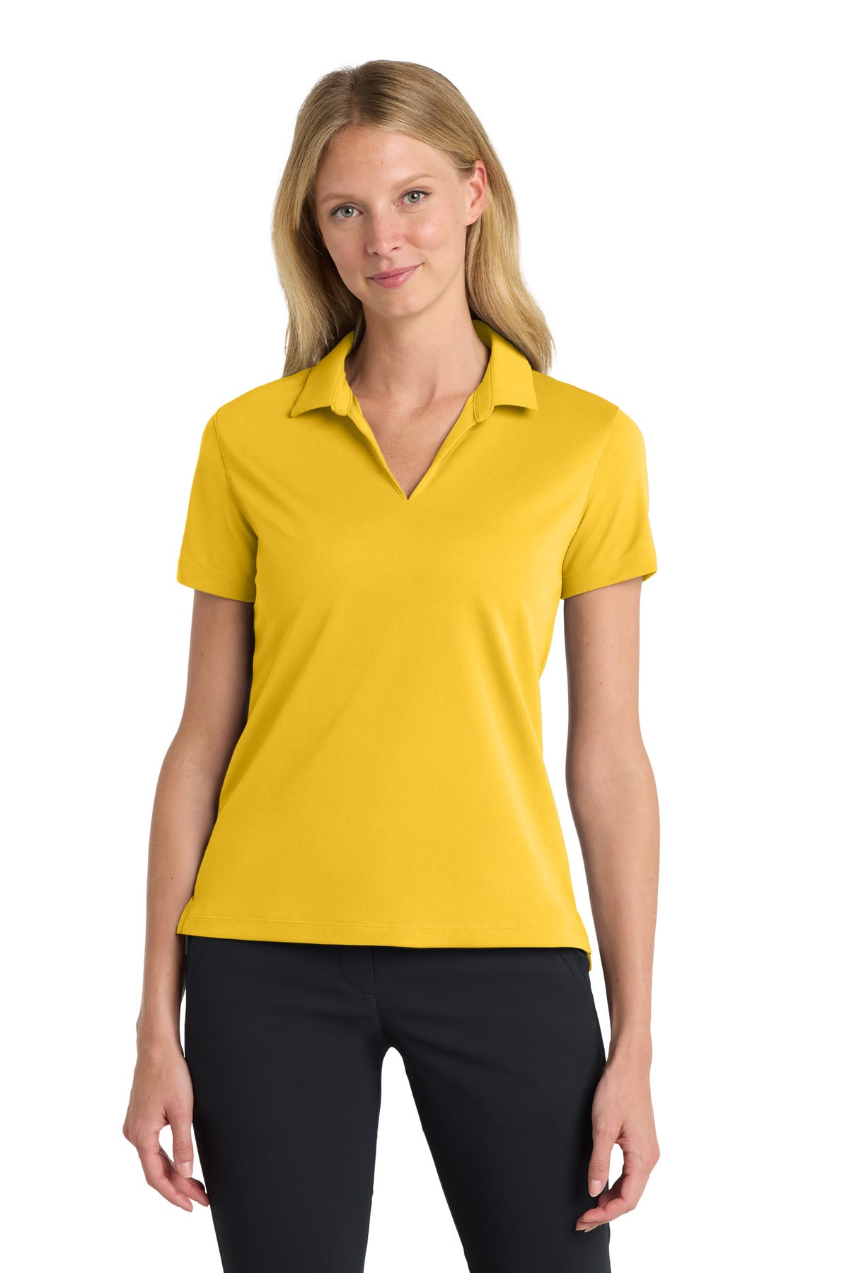 Nike Women's Dri-FIT Micro Pique 2.0 Polo – Varsity Maize