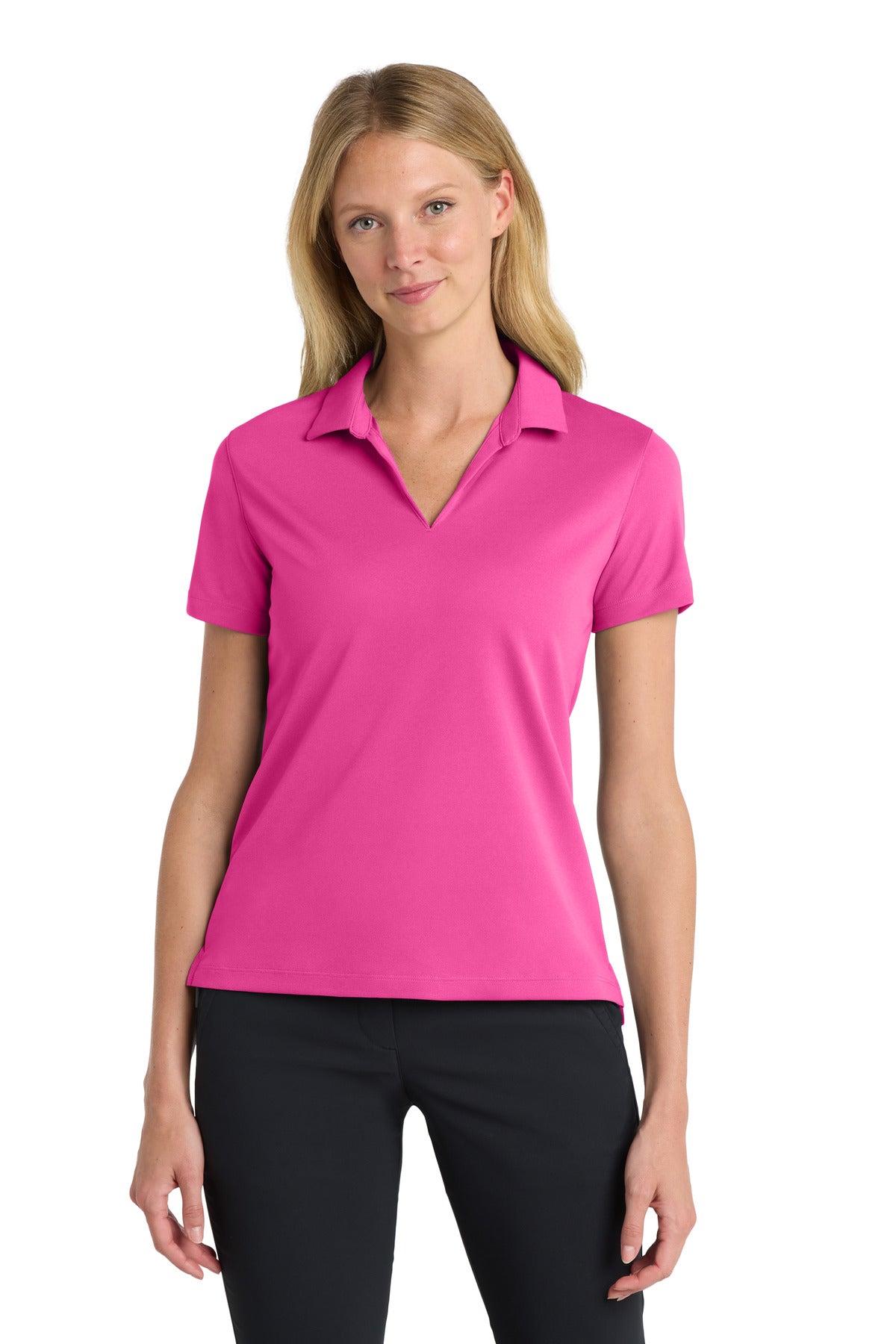 Nike Women's Dri-FIT Micro Pique 2.0 Polo – Vivid Pink