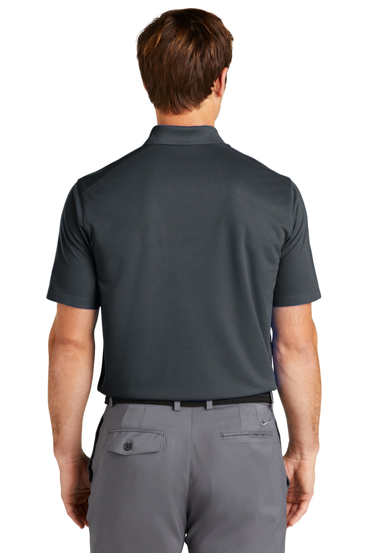 Nike Dri-FIT Micro Pique 2.0 Pocket Polo – Anthracite – back