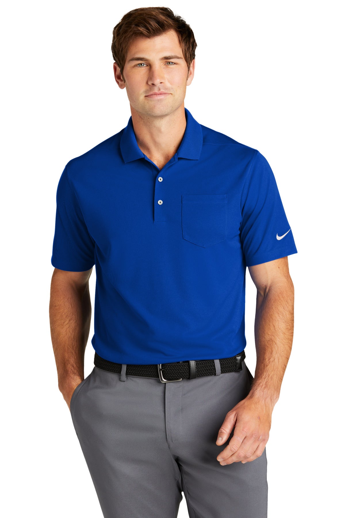 Nike Dri-FIT Micro Pique 2.0 Pocket Polo – Game Royal