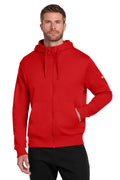 Nike Club Fleece Sleeve Swoosh Full-Zip Hoodie – University Red