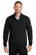 Nike Club Fleece Sleeve Swoosh 1/2-Zip – Black
