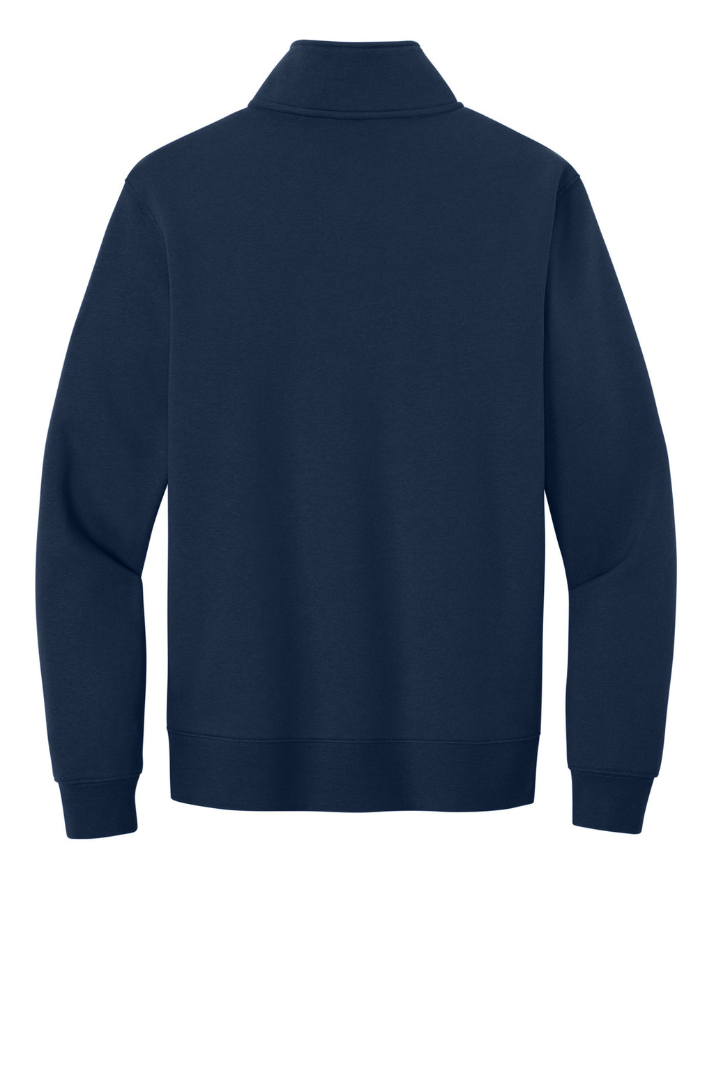 Nike Club Fleece Sleeve Swoosh 1/2-Zip – Midnight Navy – flat back