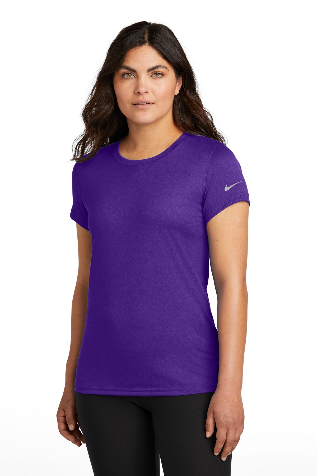 Nike Women's Swoosh Sleeve rLegend Tee – Court Purple