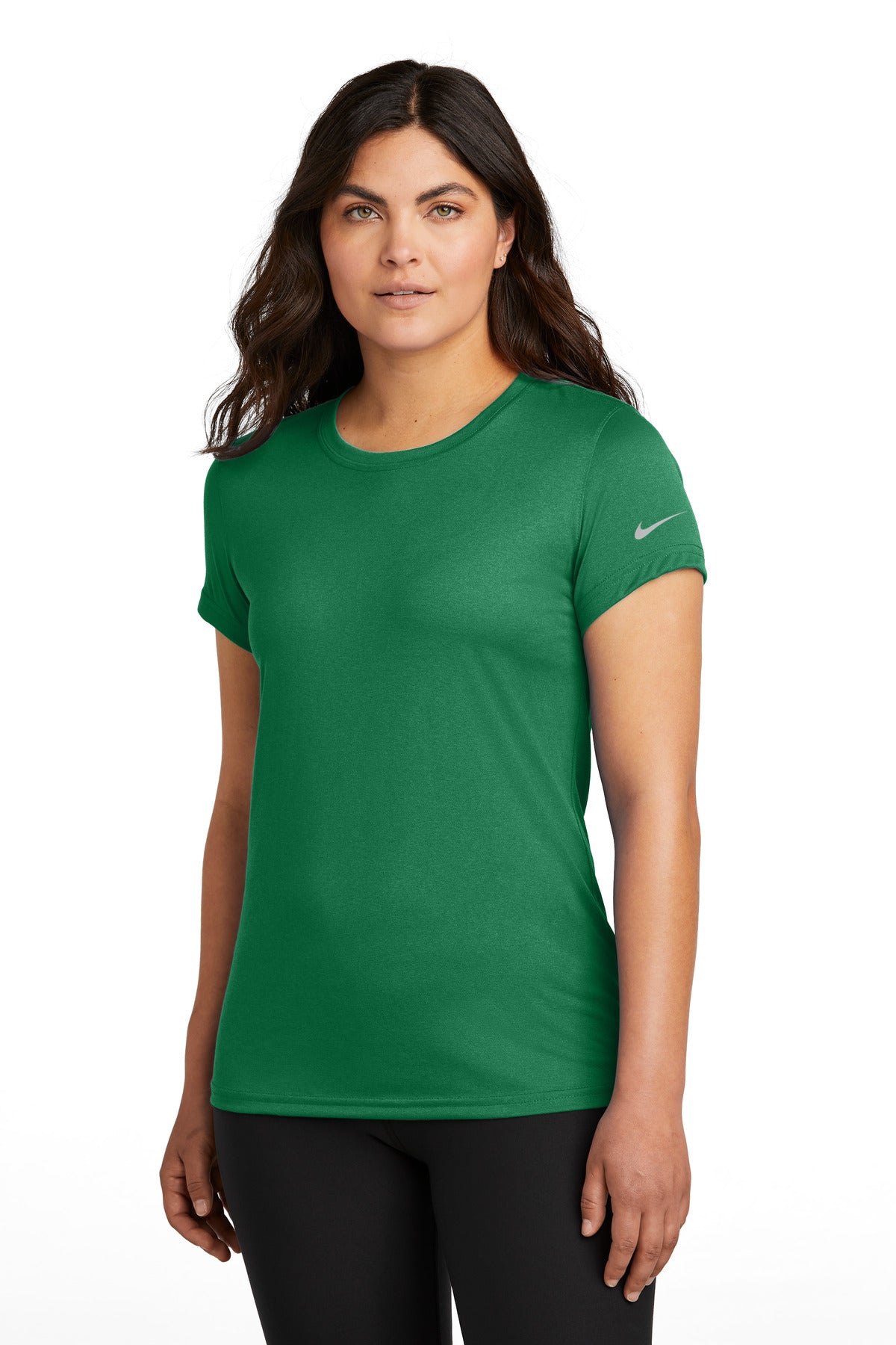 Nike Women's Swoosh Sleeve rLegend Tee – Gorge Green